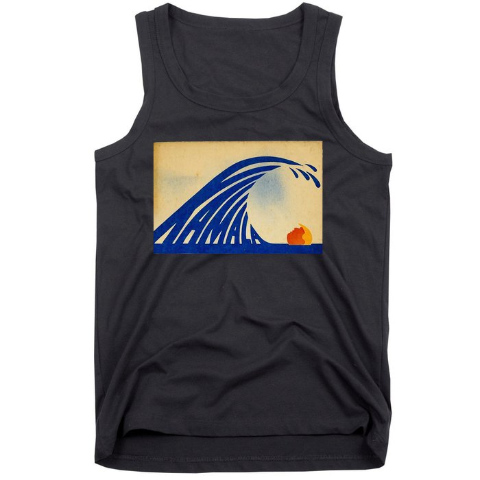 Cute Wave Of Blue Wave Kamala For Kamala Funny Trump Tank Top