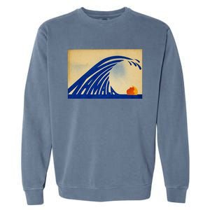 Cute Wave Of Blue Wave Kamala For Kamala Funny Trump Garment-Dyed Sweatshirt