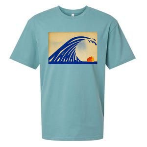 Cute Wave Of Blue Wave Kamala For Kamala Funny Trump Sueded Cloud Jersey T-Shirt