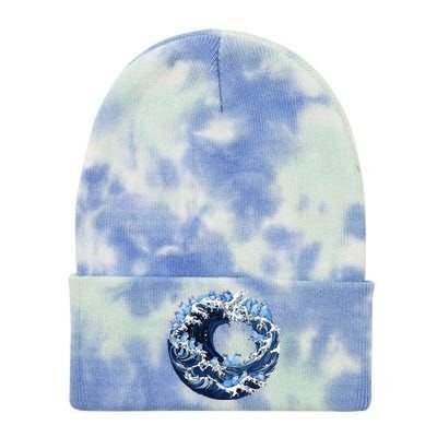 Cute Wave Of Blue Cats For Kamala Tie Dye 12in Knit Beanie