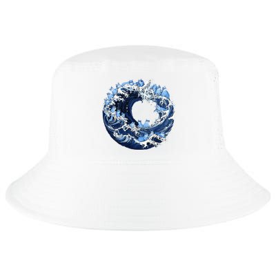 Cute Wave Of Blue Cats For Kamala Cool Comfort Performance Bucket Hat