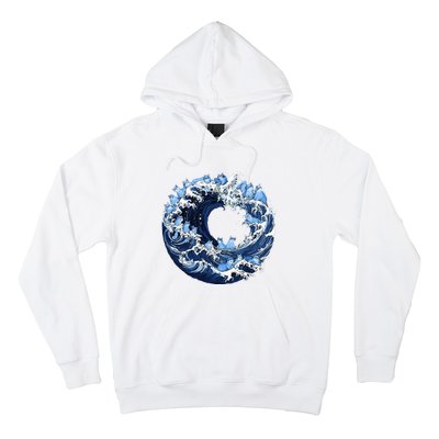 Cute Wave Of Blue Cats For Kamala Hoodie