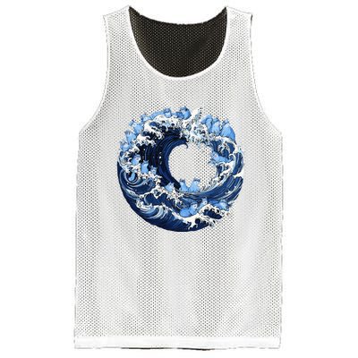 Cute Wave Of Blue Cats For Kamala Mesh Reversible Basketball Jersey Tank