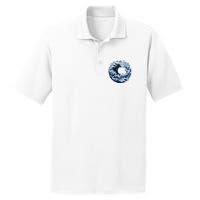 Cute Wave Of Blue Cats For Kamala PosiCharge RacerMesh Polo