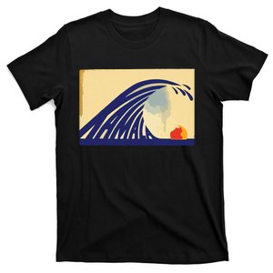 Cute Wave Of Blue Wave Kamala For Kamala Funny Trump T-Shirt