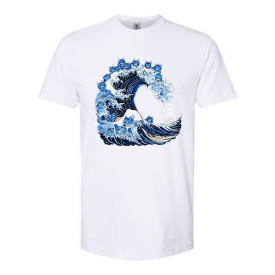 Cute Wave Of Blue Cats For Kamala Gift Softstyle® CVC T-Shirt