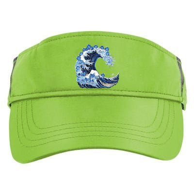 Cute Wave Of Blue Cats For Kamala Adult Drive Performance Visor