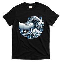 Cute Wave Of Blue Cats For Kamala Funny T-Shirt