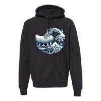 Cute Wave Of Blue Cats For Kamala Funny Premium Hoodie