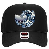 Cute Wave Of Blue Cats For Kamala Funny Gift High Crown Mesh Back Trucker Hat