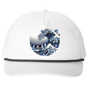 Cute Wave Of Blue Cats For Kamala Funny Gift Snapback Five-Panel Rope Hat