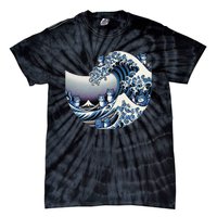 Cute Wave Of Blue Cats For Kamala Funny Gift Tie-Dye T-Shirt