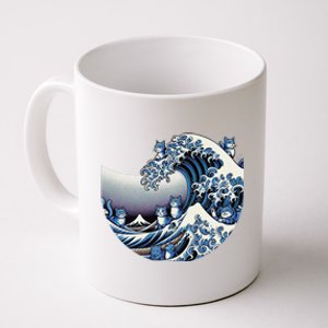 Cute Wave Of Blue Cats For Kamala Funny Gift Coffee Mug