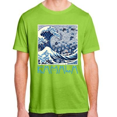 Cute Wave Of Blue Cats For Kamala Adult ChromaSoft Performance T-Shirt