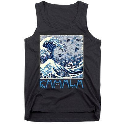 Cute Wave Of Blue Cats For Kamala Tank Top