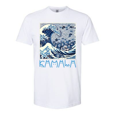 Cute Wave Of Blue Cats For Kamala Softstyle CVC T-Shirt