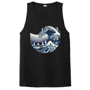 Cute Wave Of Blue Cats For Kamala Funny PosiCharge Competitor Tank