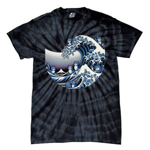 Cute Wave Of Blue Cats For Kamala Funny Tie-Dye T-Shirt