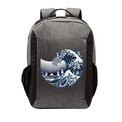 Cute Wave Of Blue Cats For Kamala Funny Vector Backpack