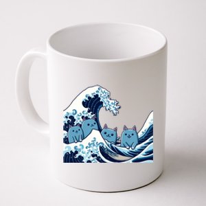 Cute Wave Of Blue Cats For Kamala Gift Coffee Mug