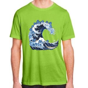 Cute Wave Of Blue Cats For Kamala Adult ChromaSoft Performance T-Shirt