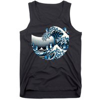 Cute Wave Of Blue Cats For Kamala Tank Top