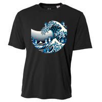 Cute Wave Of Blue Cats For Kamala Funny Cat Ladies For Kamala Cooling Performance Crew T-Shirt