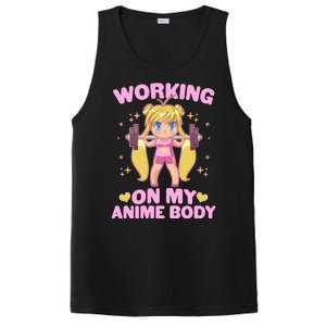 Cute Working On My Anime Body PosiCharge Competitor Tank