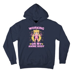 Cute Working On My Anime Body Hoodie