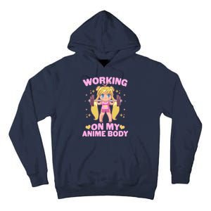 Cute Working On My Anime Body Tall Hoodie