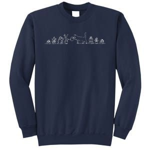 Cat Watering Plants Sweatshirt