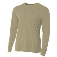 Cat Watering Plants Cooling Performance Long Sleeve Crew