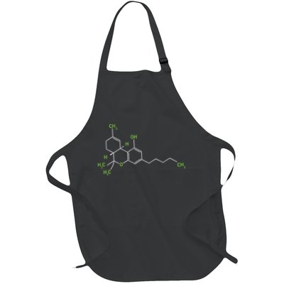 Cannabis Weed Pot Molecule Thc Marijuana Stoner Gift Apron
