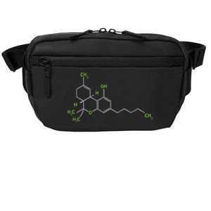 Cannabis Weed Pot Molecule Thc Marijuana Stoner Gift Crossbody Pack