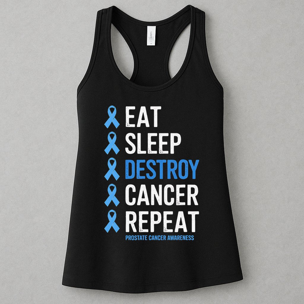 Cancer Warrior Prostate Cancer Awareness Womens Tank Top