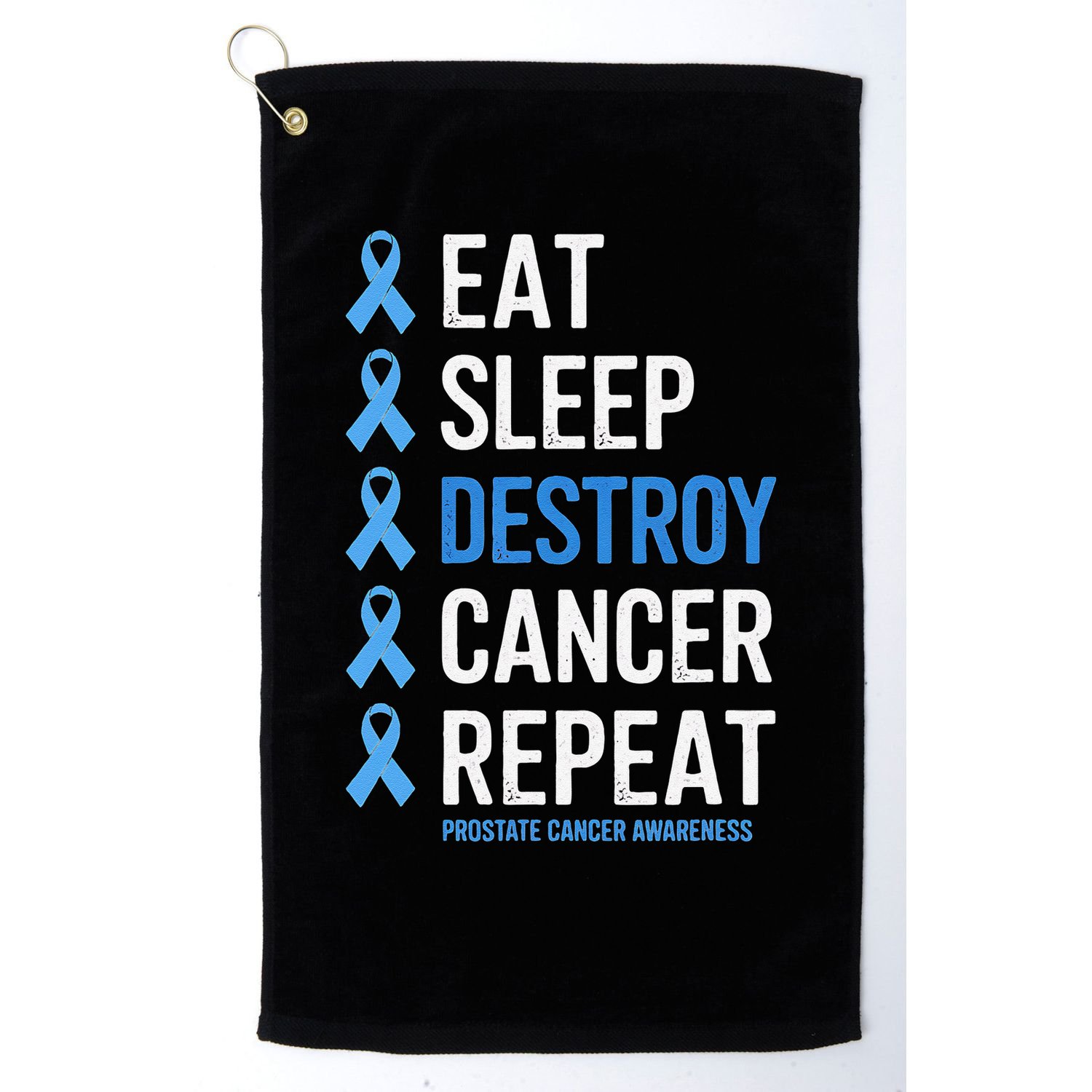 Cancer Warrior Prostate Cancer Awareness Golf Towel