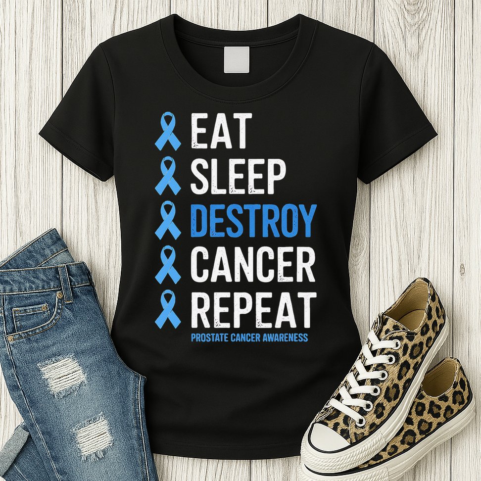 Cancer Warrior Prostate Cancer Awareness Womens T-Shirt