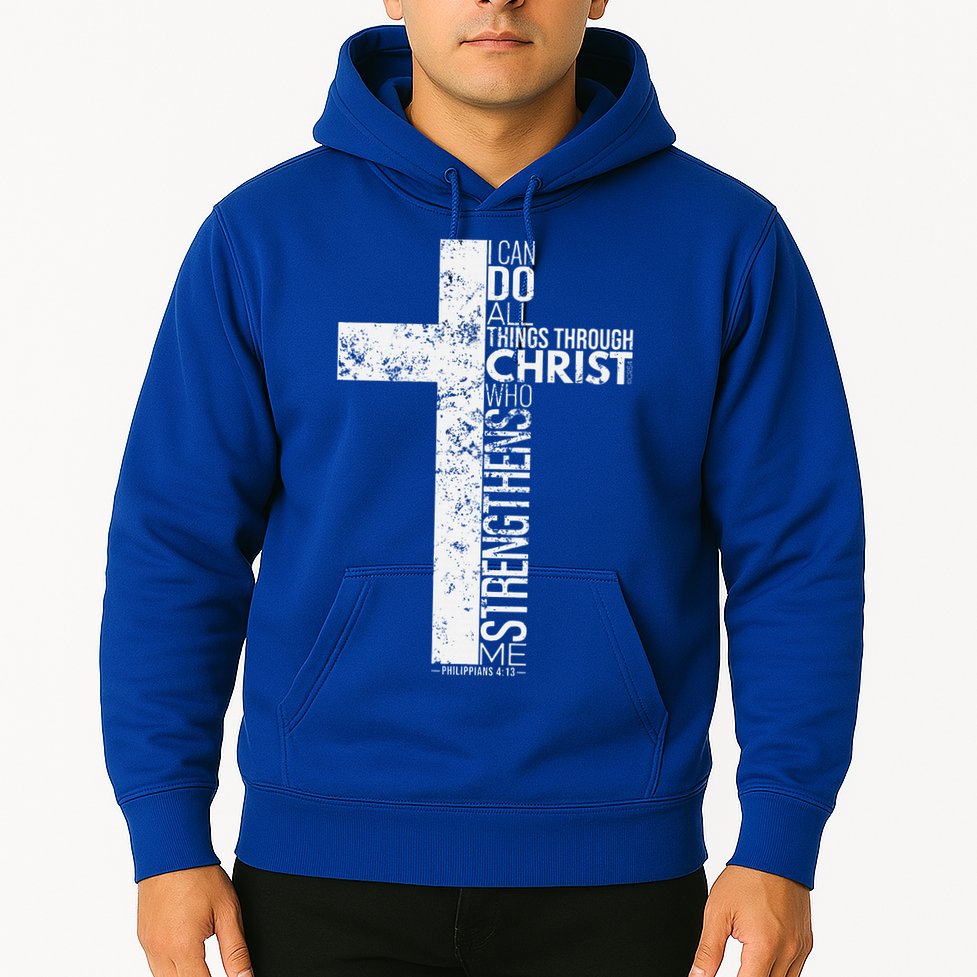 Cross With Philippians 413 Christian Hoodie