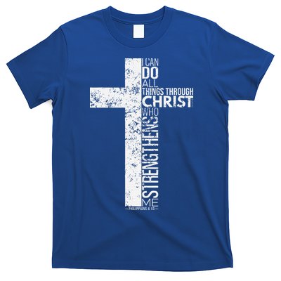Cross With Philippians 413 Christian T-Shirt
