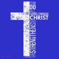 Cross With Philippians 413 Christian T-Shirt