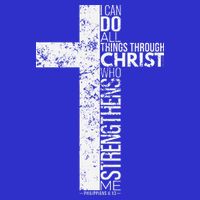 Cross With Philippians 413 Christian Button