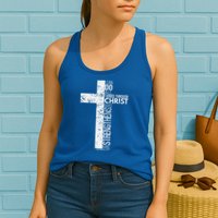 Cross With Philippians 413 Christian Womens Tank Top