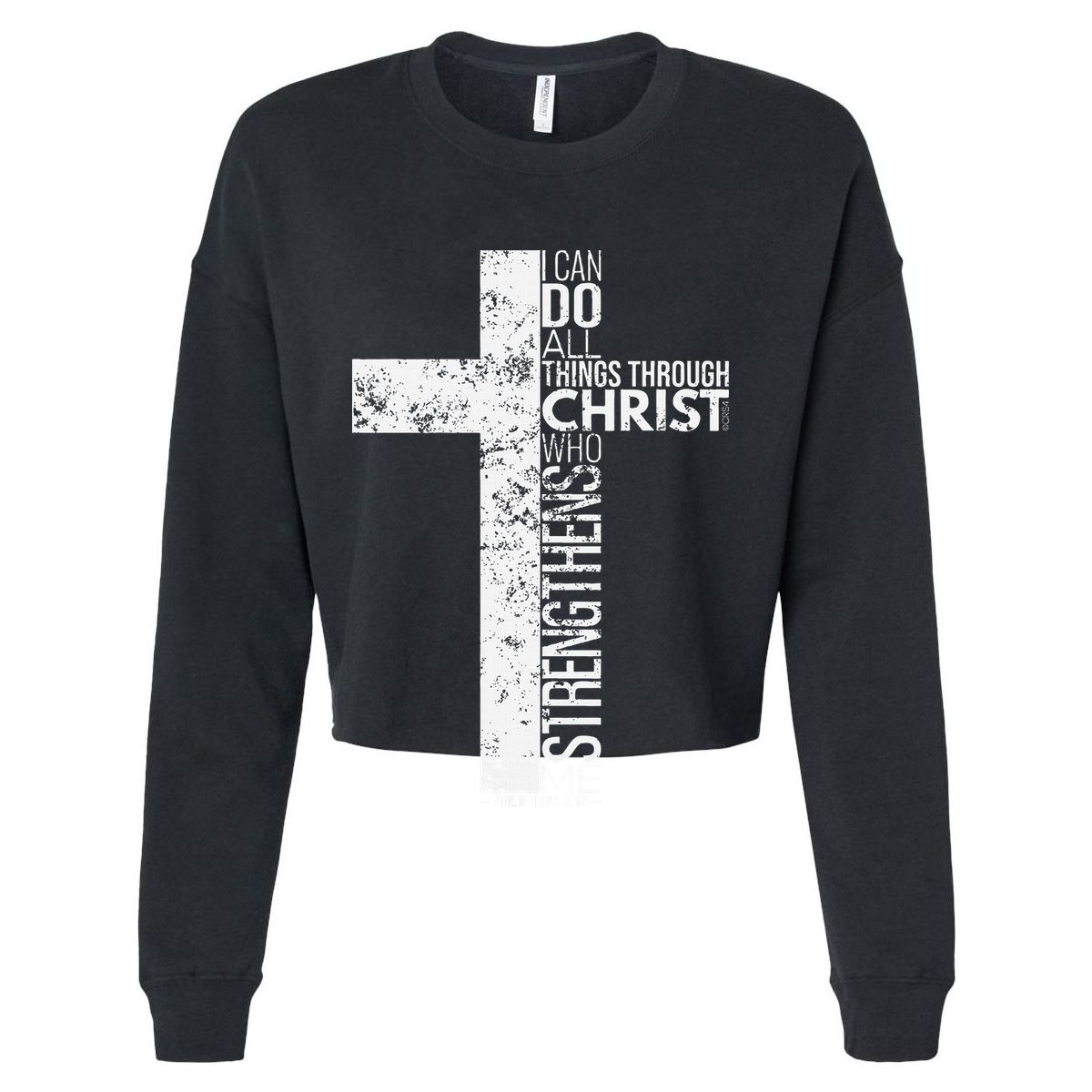 Cross With Philippians 413 Christian Womens T-Shirt