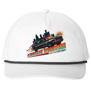 Cruisin Woodward Pontiac To Detroit 2024 Detroit Ren Cen Muscle Car Snapback Five-Panel Rope Hat