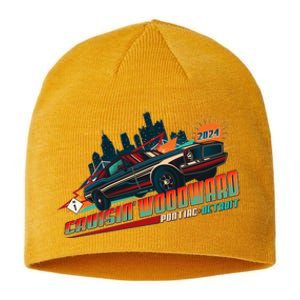 Cruisin Woodward Pontiac To Detroit 2024 Detroit Ren Cen Muscle Car Sustainable Beanie