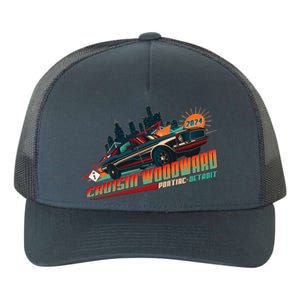 Cruisin Woodward Pontiac To Detroit 2024 Detroit Ren Cen Muscle Car Yupoong Adult 5-Panel Trucker Hat