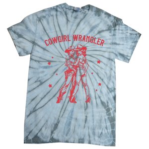 Cowgirl Wrangler Pride Western Design Tie-Dye T-Shirt