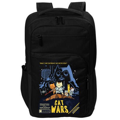 Cat Wars Parody Impact Tech Backpack