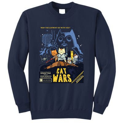 Cat Wars Parody Tall Sweatshirt