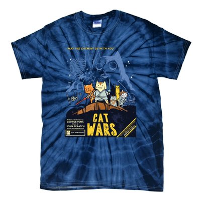 Cat Wars Parody Tie-Dye T-Shirt